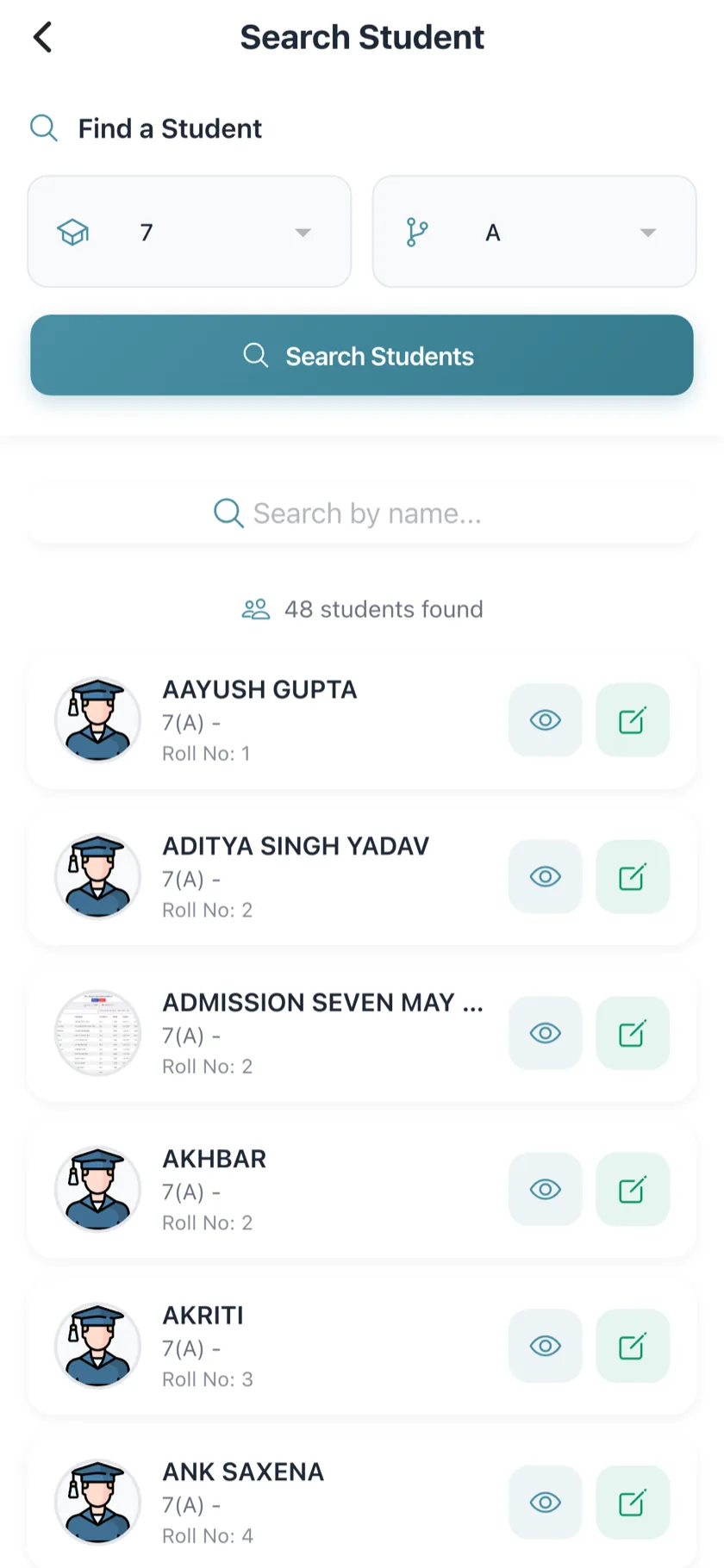 Search Students